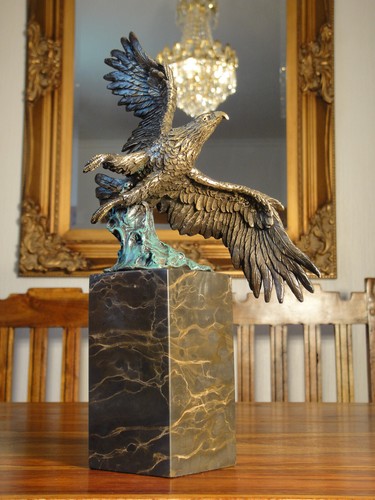 Bronze marmor königsadler - bronze, +