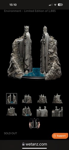 Argonath weta workshop statue - argonath,