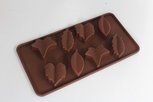 Silikon schokoladenform blatt - silikon,