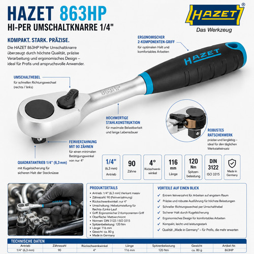 Hazet 863hp hiper - hazet,