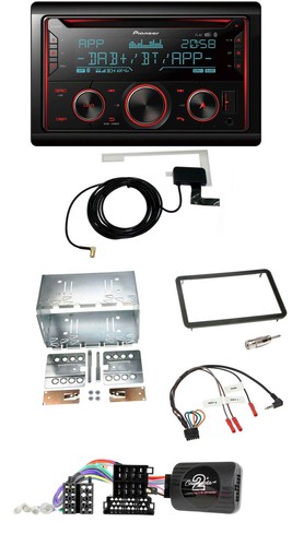 Pioneer 2din lenkrad dab - pioneer, usb