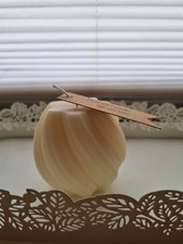 Handgefertigte Swirl Kerze Bio