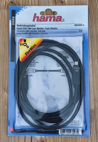 Hama firewire kabel - hama, 4-polig