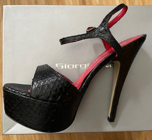 Neu black stiletto leder high - stiletto,