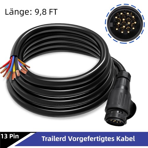 Anhängerkabel kabelsatz 13 - anhängerkabel, 3m