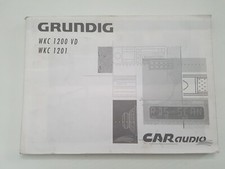Bedienungsanleitung Grundig WKC 1200 VD / 1201 Autoradio Radio Tuner / Kassette