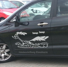 Roadrunner aufkleber 80x39cm - roadrunner,