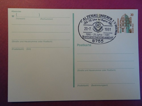 Postkarte aus alzenau schöner - postkarte,