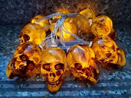 Halloween lichterkette - halloween,
