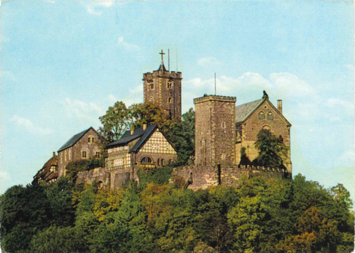Ddr ansichtskarte der - ddr, wartburg