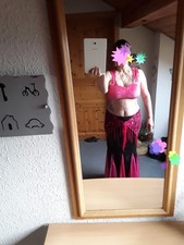 4 Tlg Bauchtanzkostüm