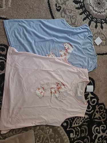 Tops blau rosa glitzer - tops, gr