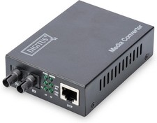 DIGITUS Medienkonverter - Multimode - Gbit Ethernet - RJ45 / ST - 850 nm