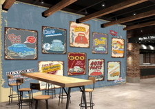 3D Retro Auto ZHUC5311 Tapete