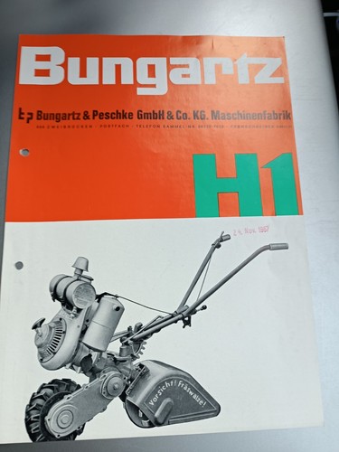 Prospekt bungartz schlepper - bungartz, h1