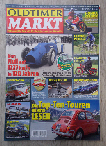 Oldtimer markt dezember 2012 - dezember,
