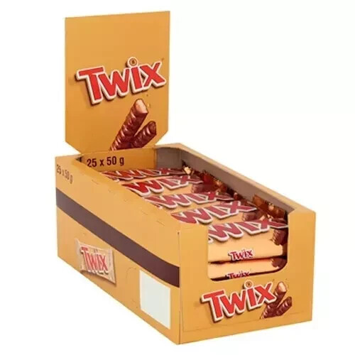 Twix twin schokoriegel 25x - twix,