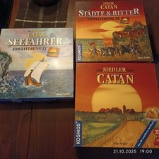 Siedler von Catan Konvolut mit Städte & Ritter sowie Seefahrer Ergänzungs-Set