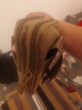 Gürteltasche / Sidebag Mit Gürtelhalterung/ Kaki/