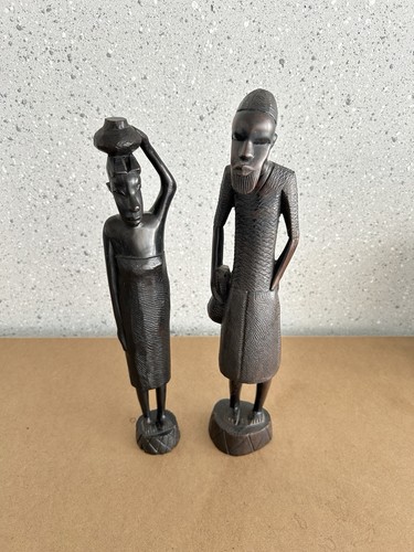 Afrikanische holzfiguren 2 - 2x,