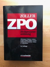 ZPO / Zivilprozessordnung / Zöller / 34. Auflage