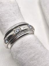 Piaget Drehring 750 Weißgold, Diamantring – Modell G30323, ca. 1 Karat Diamanten