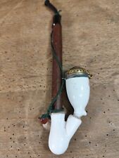 Original Edelholz Pfeife Rauchen Ulmer Herrenzimmer 1960 Porzellankopf