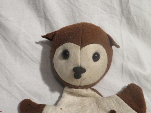 29973 ddr handpuppe eule - x-29973 ddr,