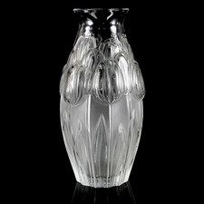 KRISTALL LALIQUE VASE TULIPES