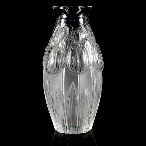 Kristall lalique vase tulipes - kristall,