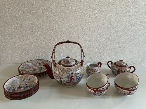 Chinesisches teeservice - chinesisches,