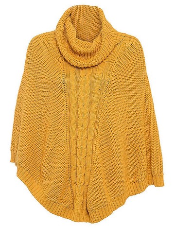 Poncho honig damenponcho - poncho,