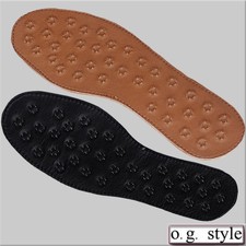 Leder Spikes-Einlegesohlen Neue Modelle  Dornensohle Stachelsohle  2 Varianten