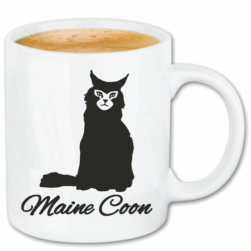 Kaffeetasse maine coon katze - coon,
