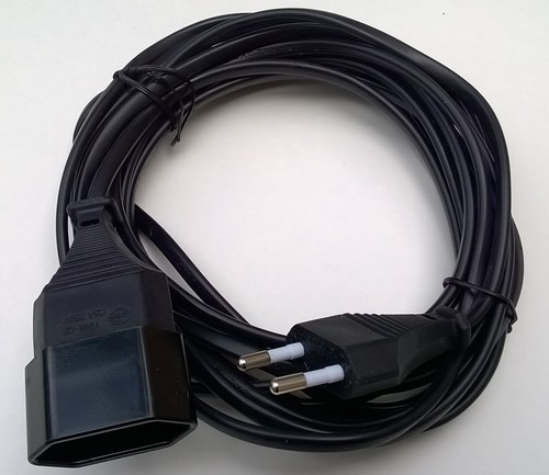 Schwarz kabel euro - 5m,