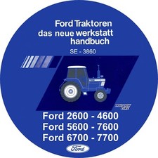 NEU Originales Werkstatthandbuch für Ford Traktoren 2600 - 7600 und 6700- 7700