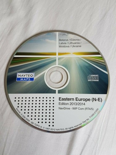Rt4 navigation osteuropa - rt4/5, cd