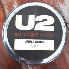 U2 All I Want Is You  Original  Vinyl 7" Single LIMITED EDITION NUMBERED TIN BOX