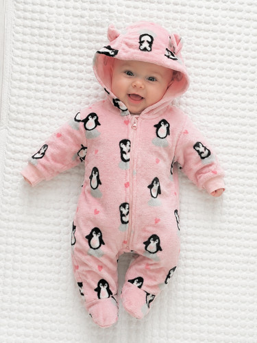 Fleece overall einteiler mit - fleece,