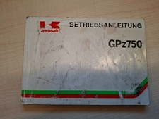 Kawasaki GPZ750 UT ZX750-A2 Owner's Manual / Handbook Betriebsanleitung