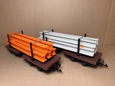 2x LGB 4050 Drehschemelwagen