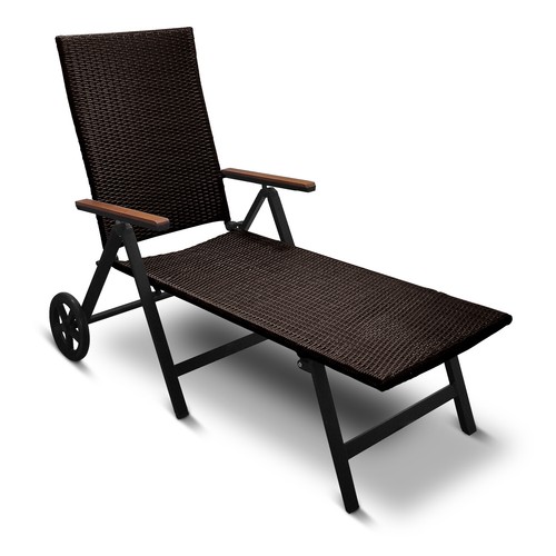 Ware aluminium rattanliege - aluminium,