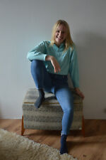 Pullover Winter türkis gemustert  Sweater True Vintage 80er  sweater over size