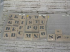 Stempelset Morning Post Alphabet - Stampin' Up! - 28 Holzstempel