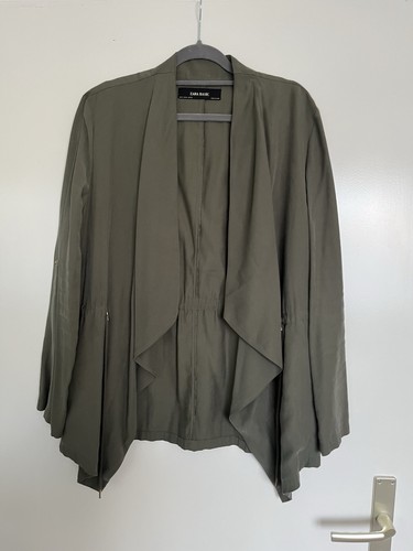 Zara jacke khaki grün m - grün,