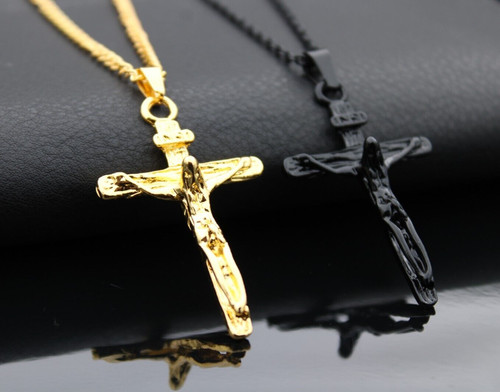 Halskette mit kreuz - mit,