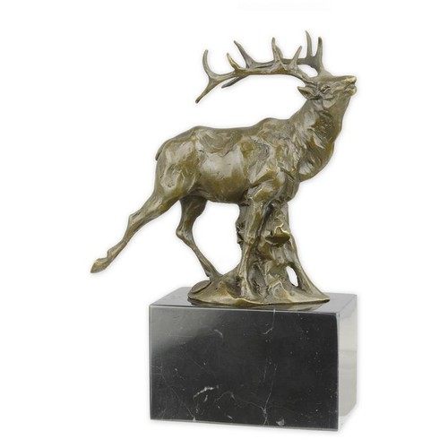 Bronzefigur hirsch - bronzefigur,