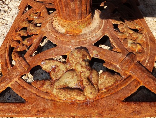 Eisen rost standfuß boden - rost,