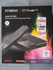 STRONG Leap-S3 Pro 4K UHD Google TV Streaming Box with Ethernet Port, Android