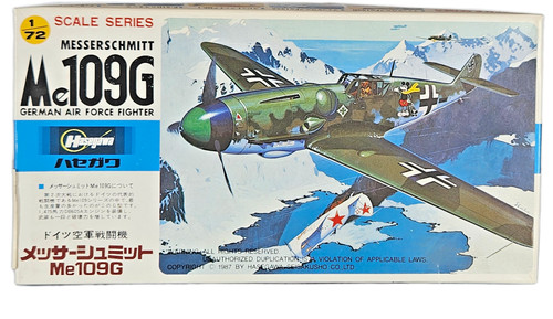 Hasegawa messerschmitt me109g - messerschmitt,